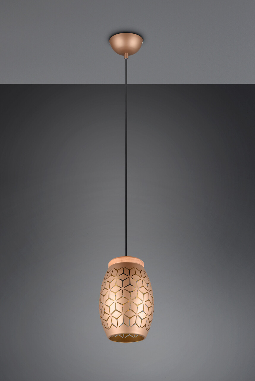 Lustra Bidar, RL, 15x150 cm, 28W, 1x E27, metal, aramiu - imagine 7